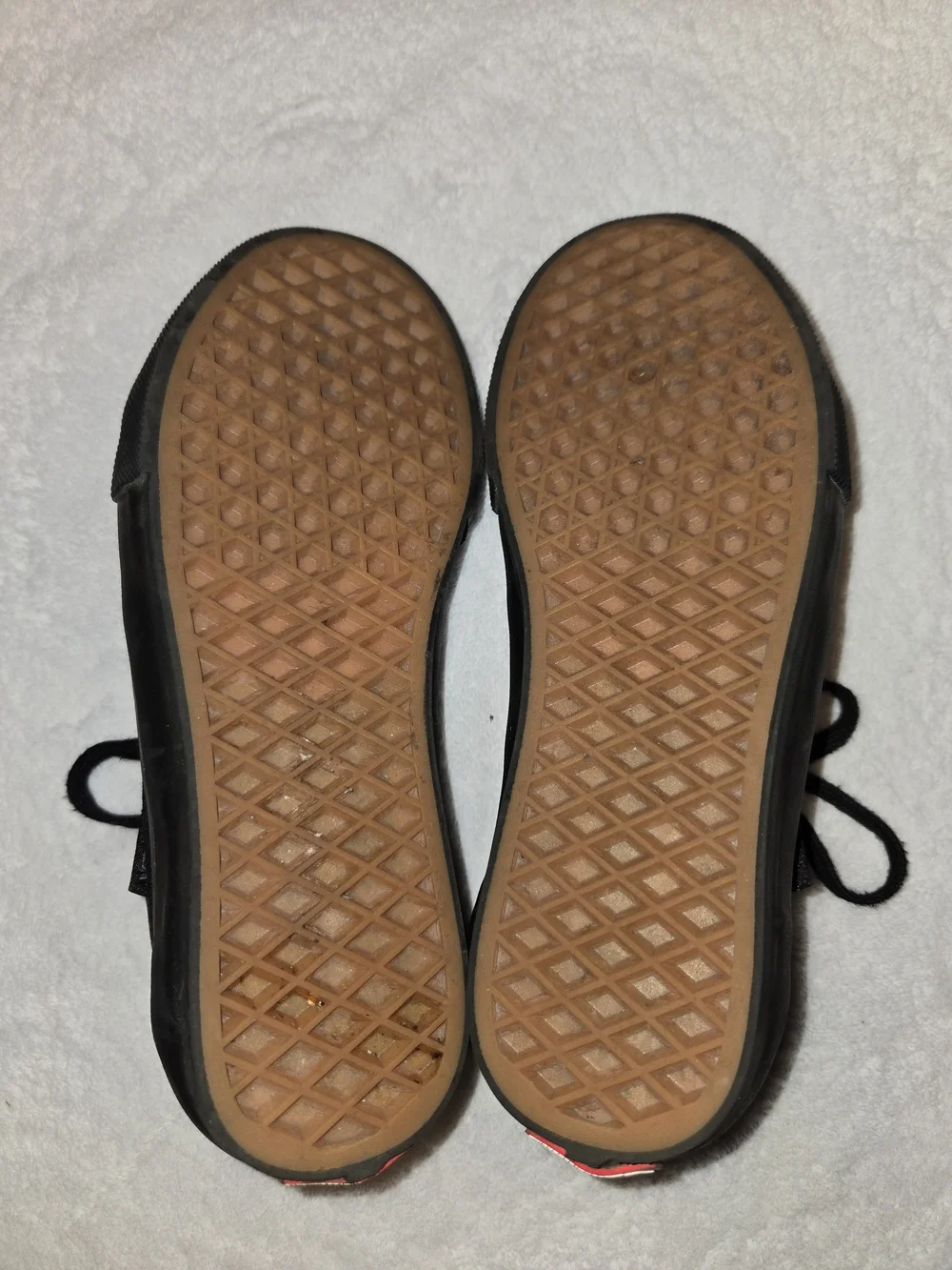 Vans Black Canvas Sneakers with Gum Outsoles
